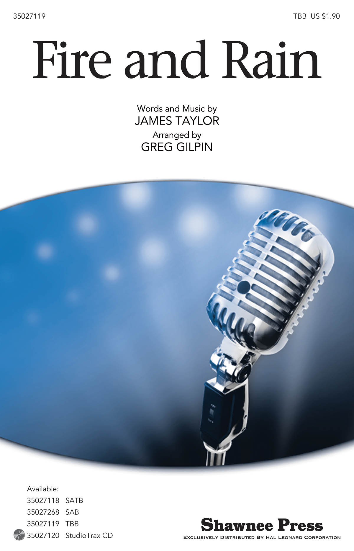 James Taylor: Fire and Rain: TBB: Vocal Score