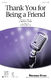 Andrew Gold: Thank You for Being a Friend: SATB: Vocal Score