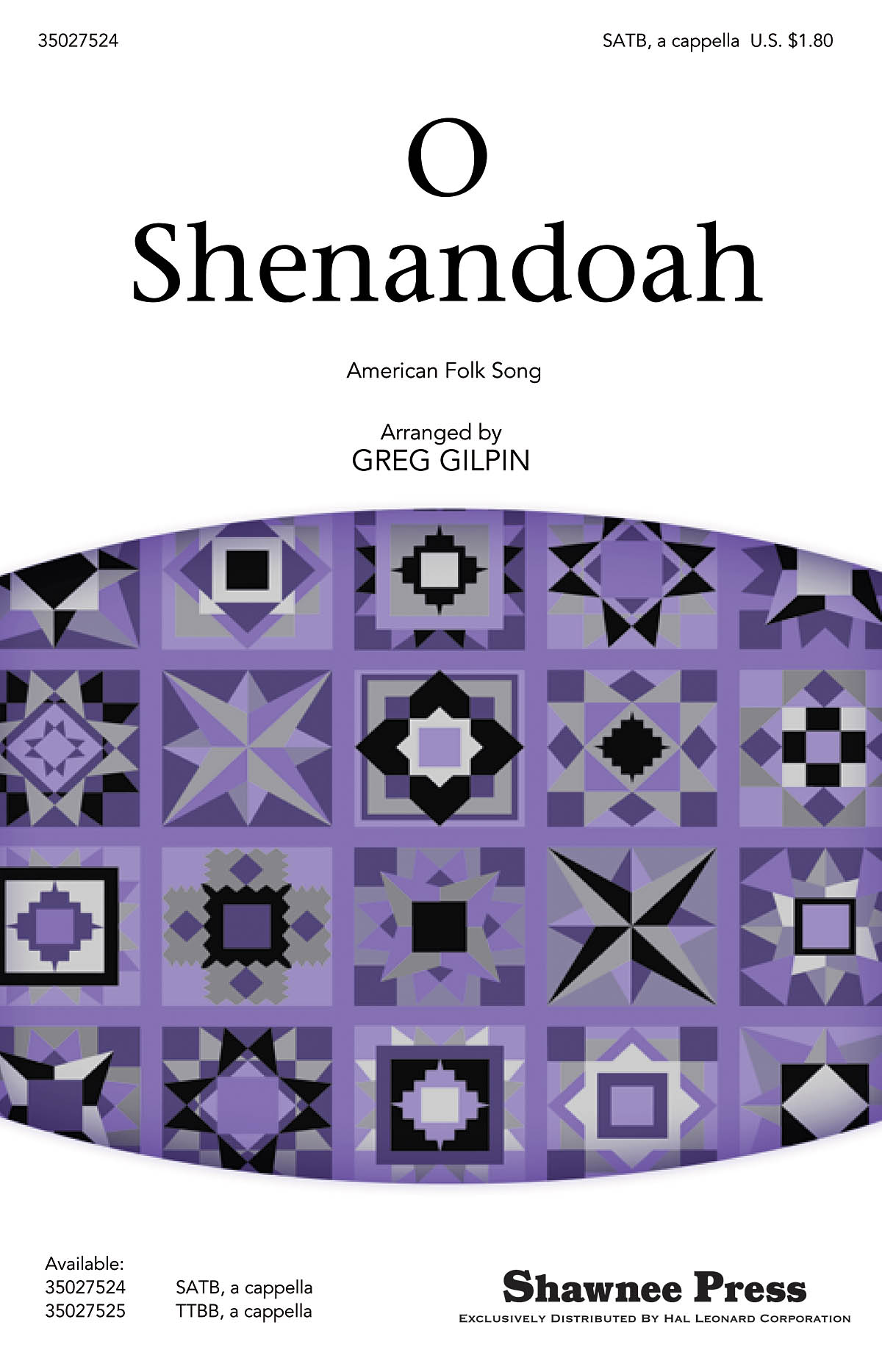 O Shenandoah: SATB: Vocal Score
