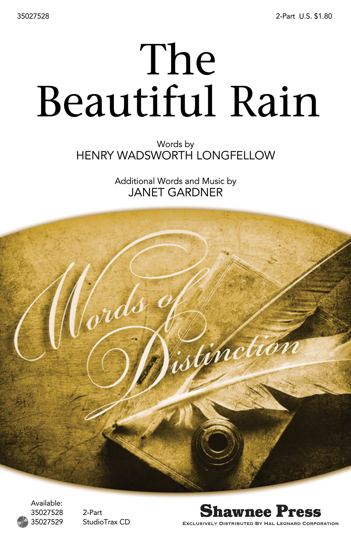 Janet Gardner: The Beautiful Rain: 2-Part Choir: Vocal Score