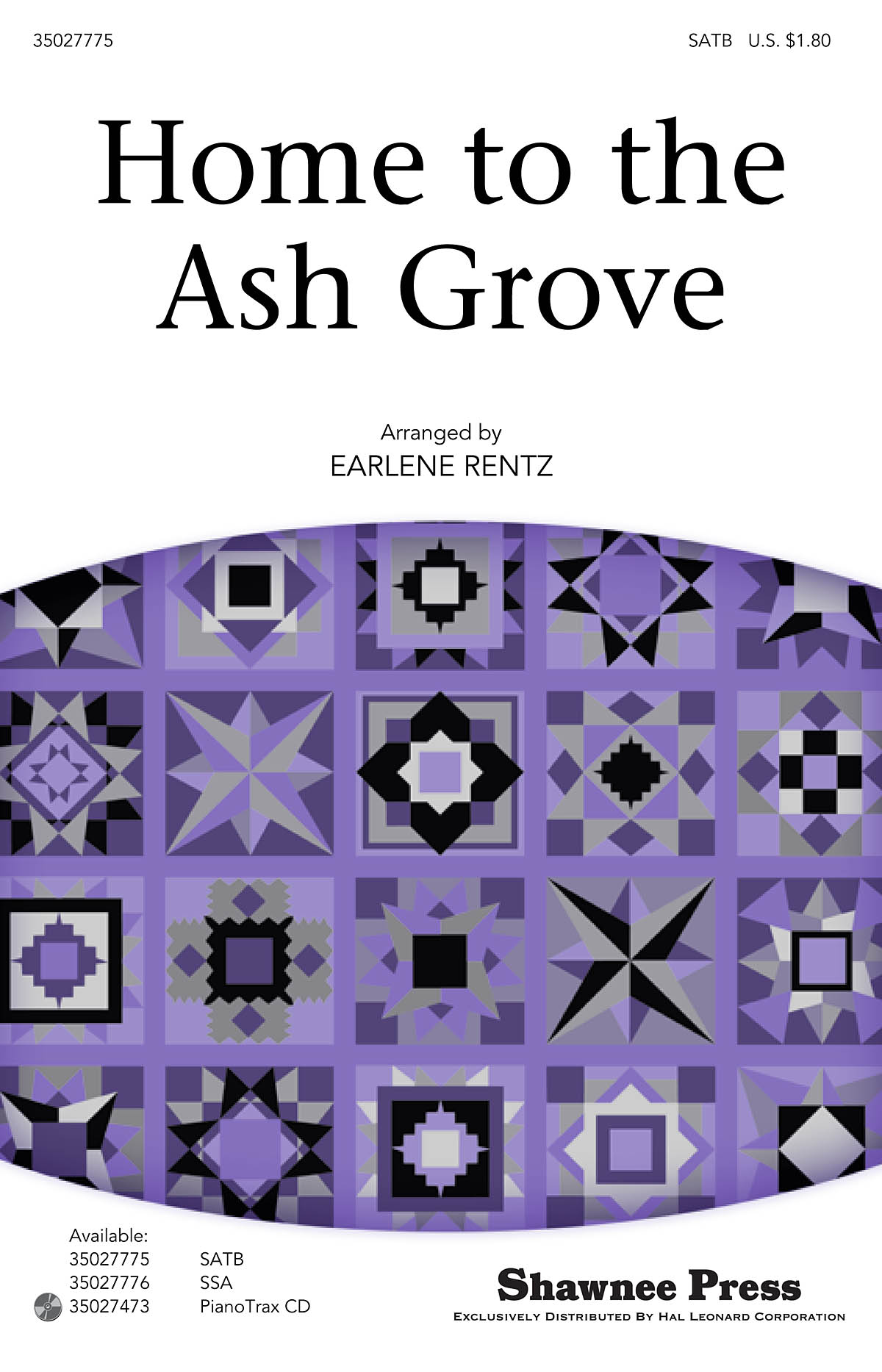 Antonín Dvo?ák: Home to the Ash Grove: SATB: Vocal Score