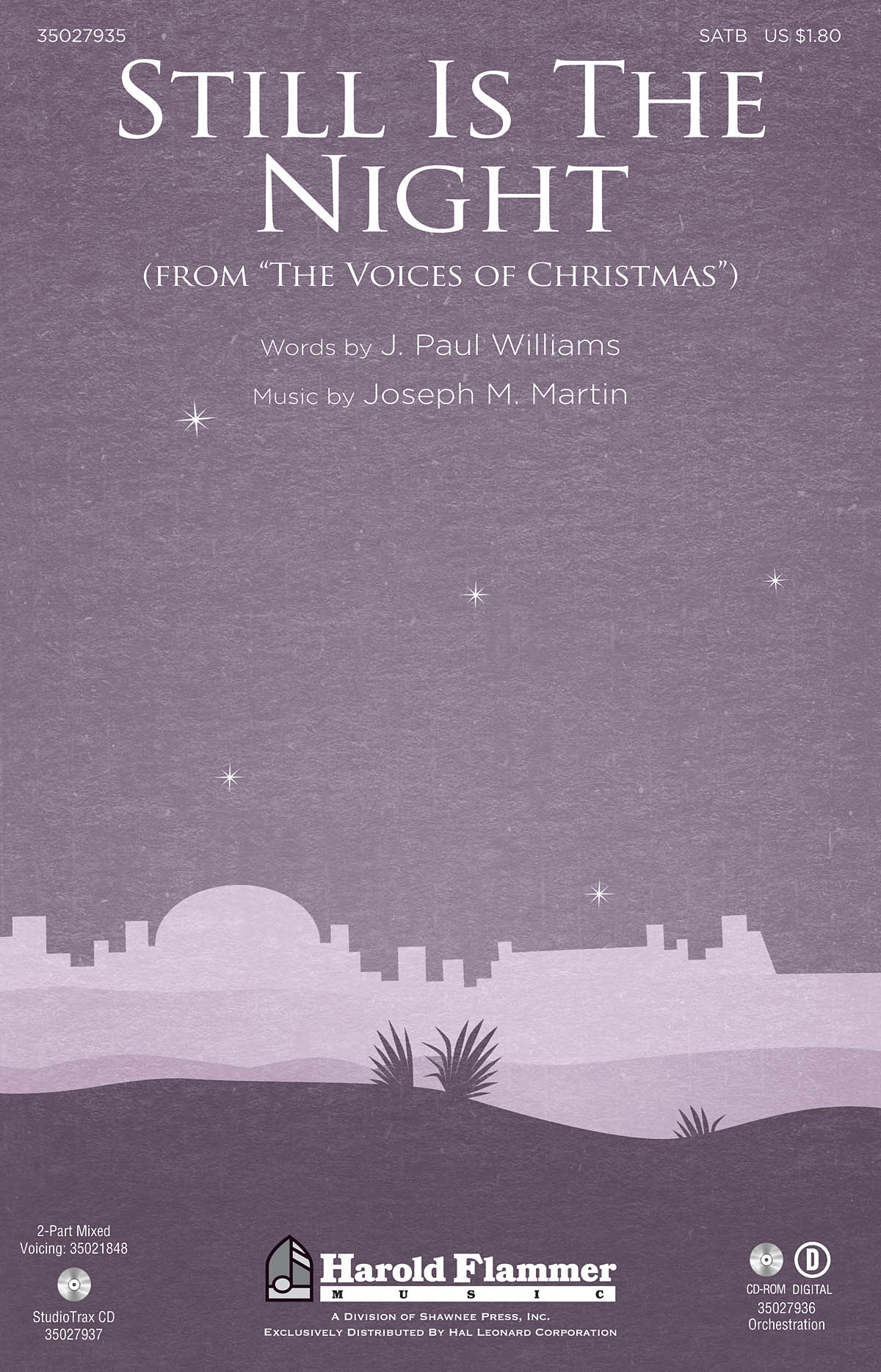 Joseph M. Martin: Still Is the Night: SATB: Vocal Score