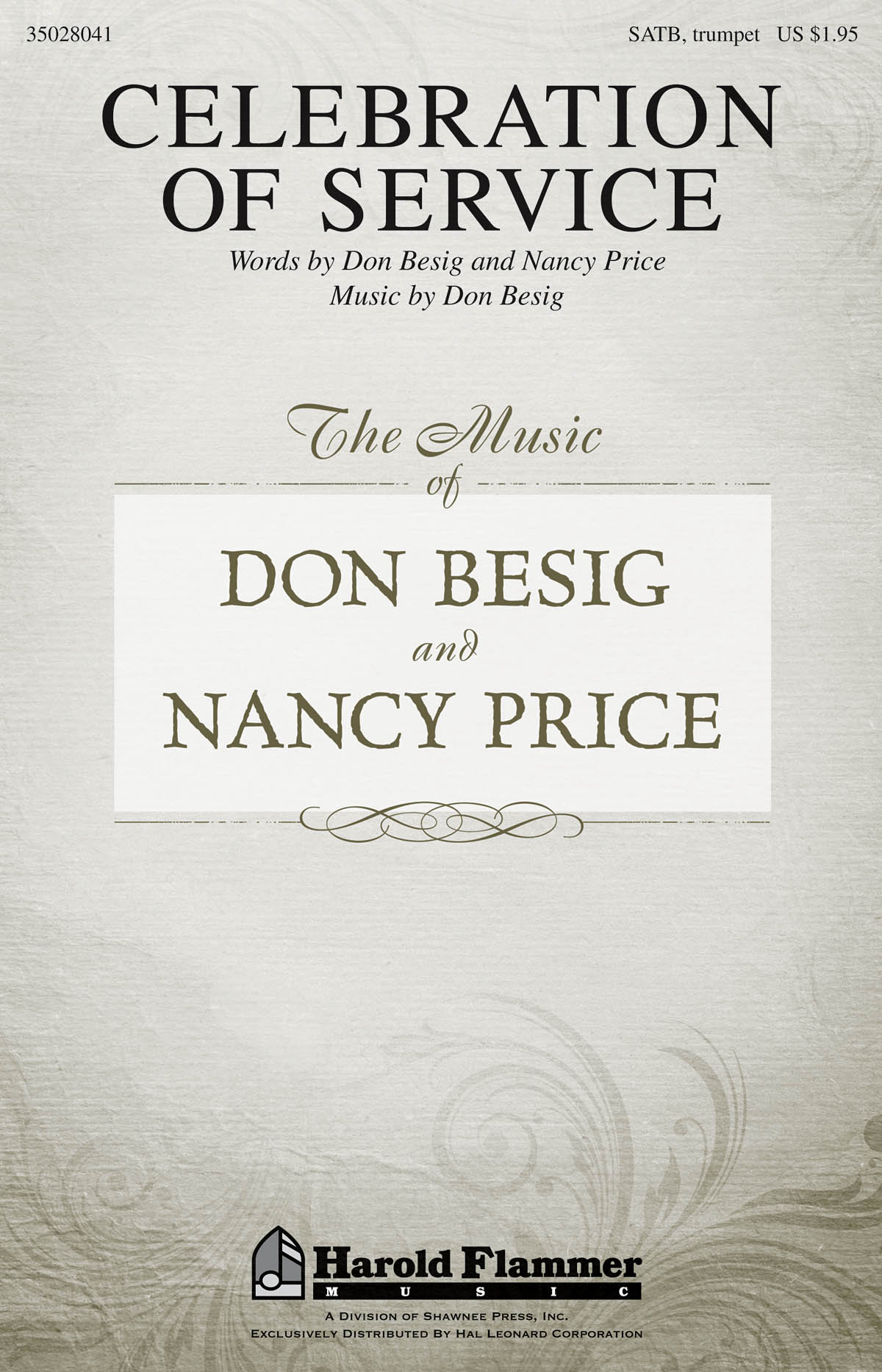 Don Besig: Celebration of Service: SATB: Vocal Score