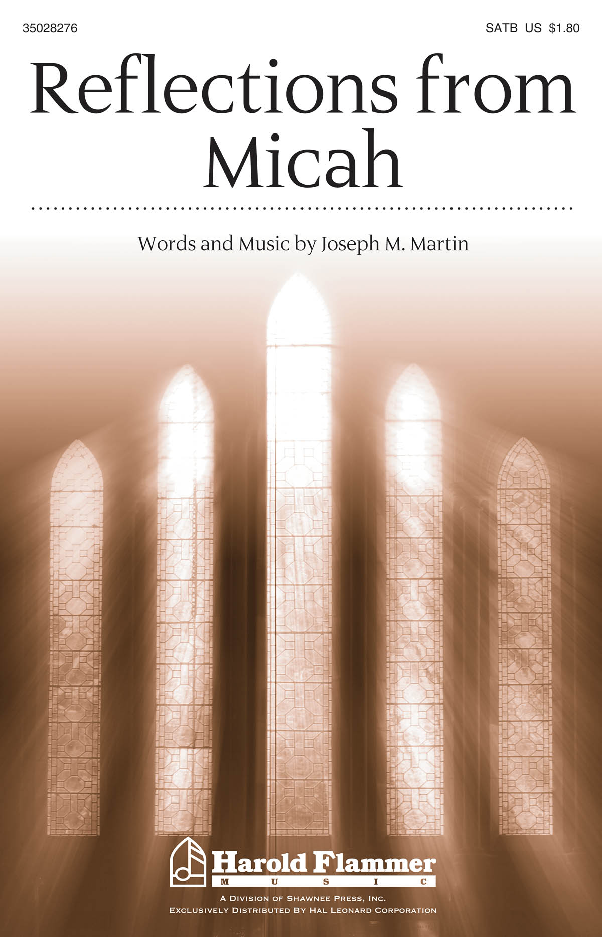 Joseph M. Martin: Reflections from Micah: SATB: Vocal Score