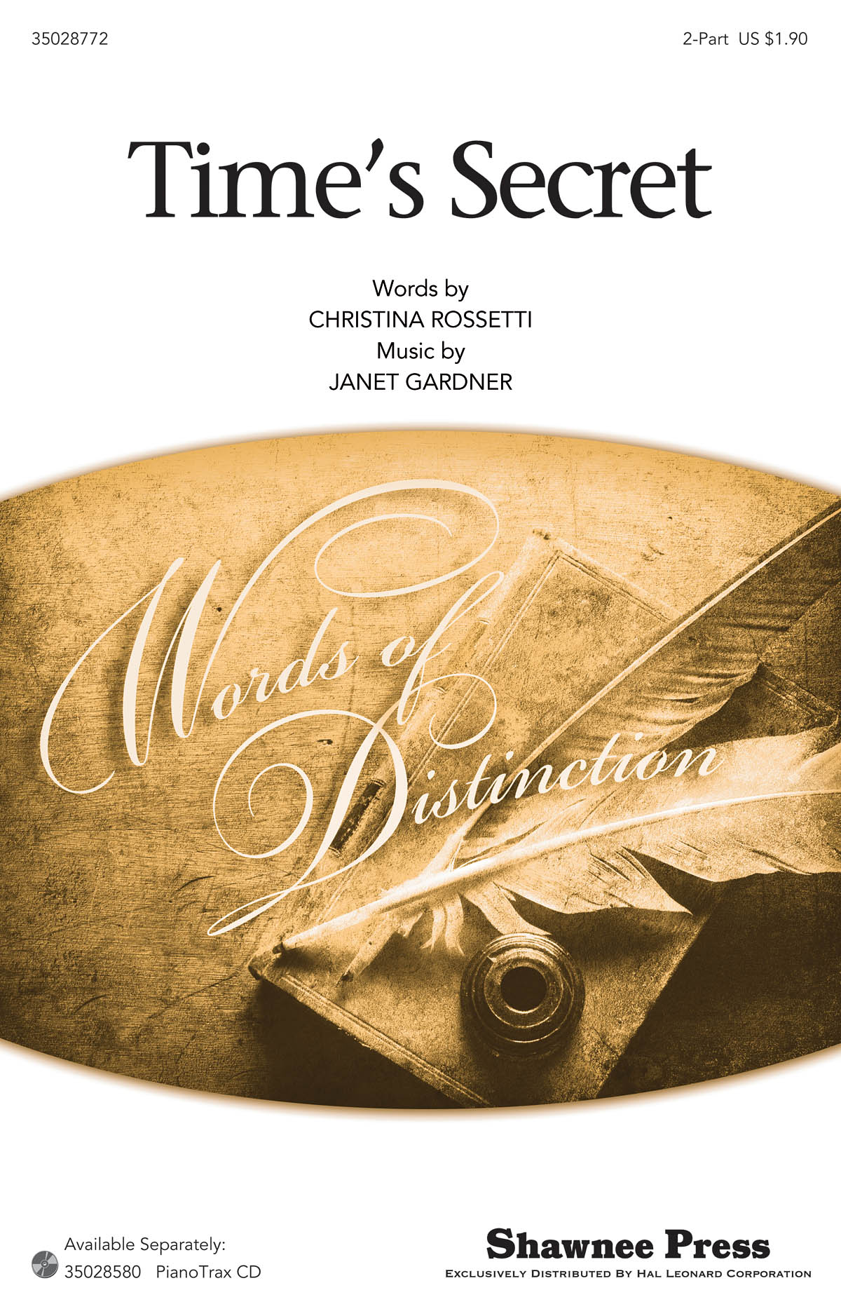 Janet Gardner: Time's Secret: 2-Part Choir: Vocal Score