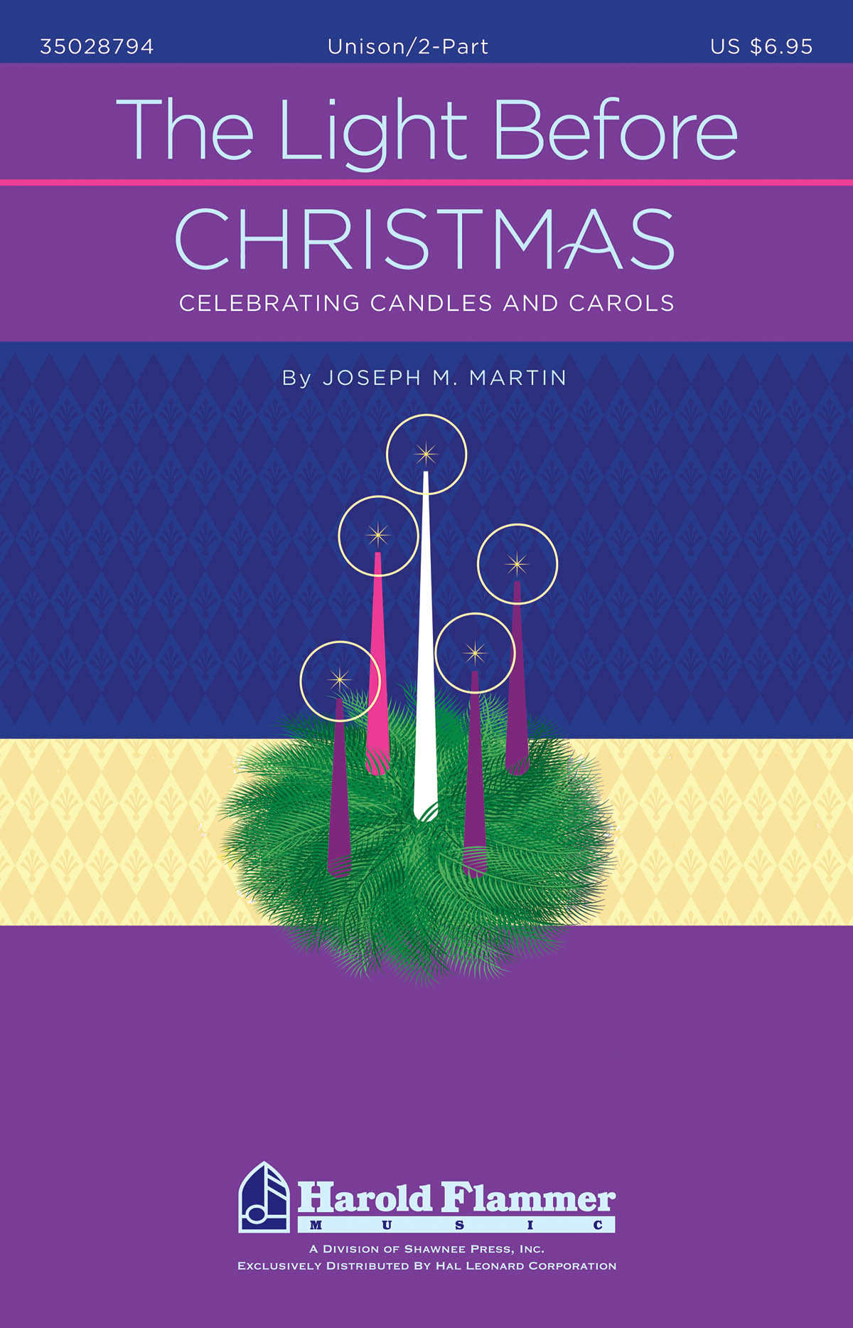 Joseph M. Martin: The Light Before Christmas: Unison or 2-Part Choir: Vocal