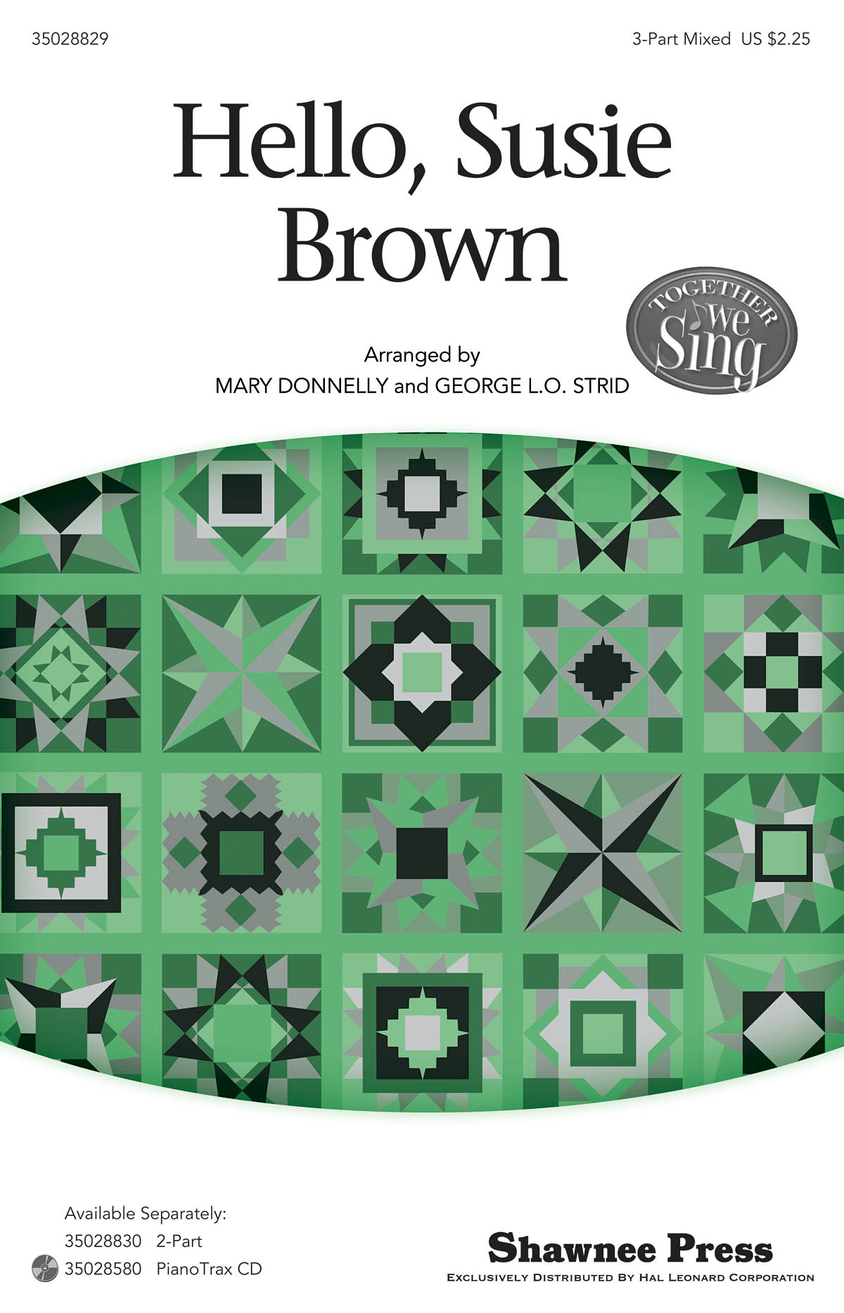 Traditional: Hello  Susie Brown: 3-Part Choir: Vocal Score