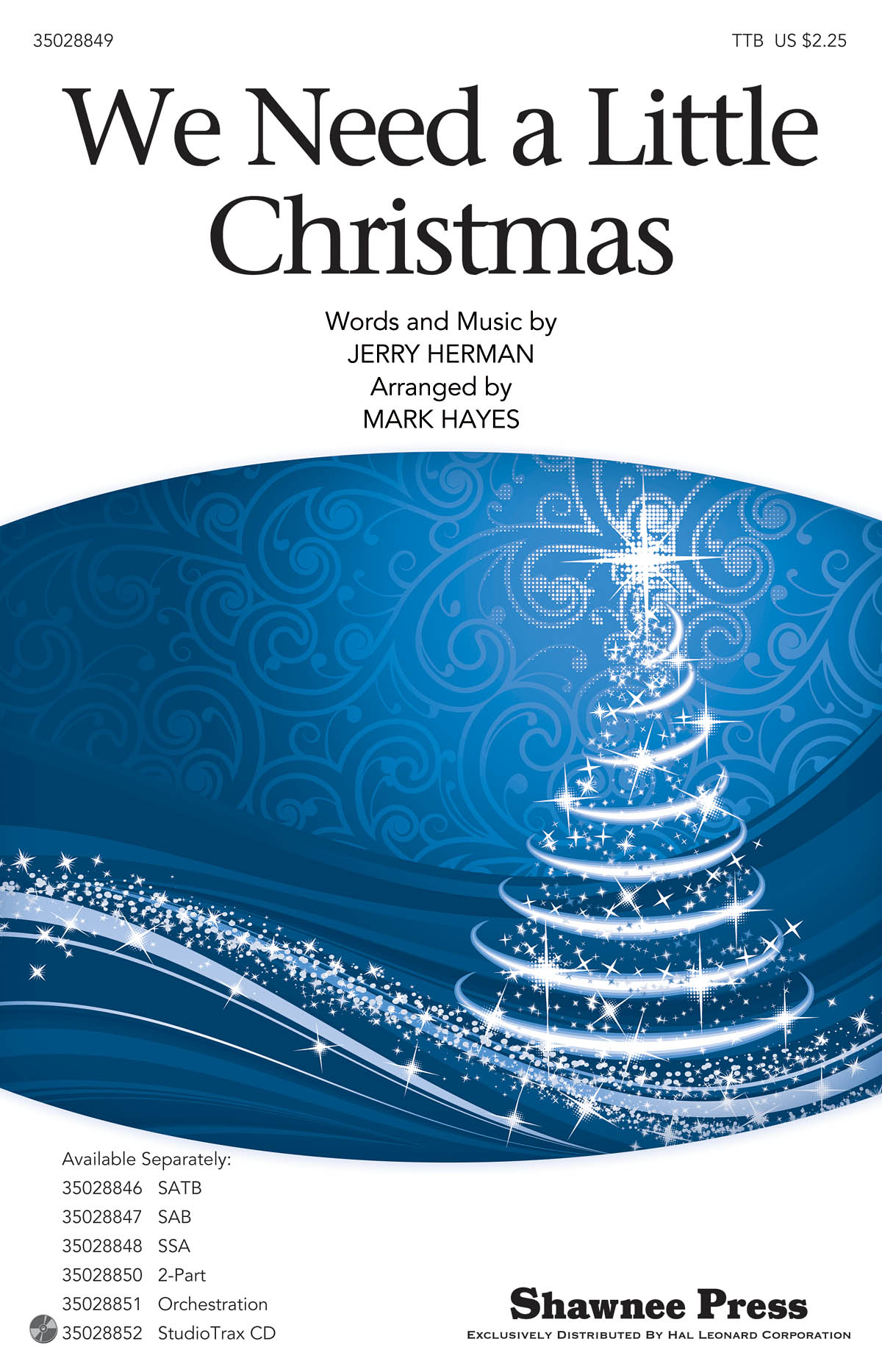 Jerry Herman: We Need a Little Christmas: TTB: Vocal Score