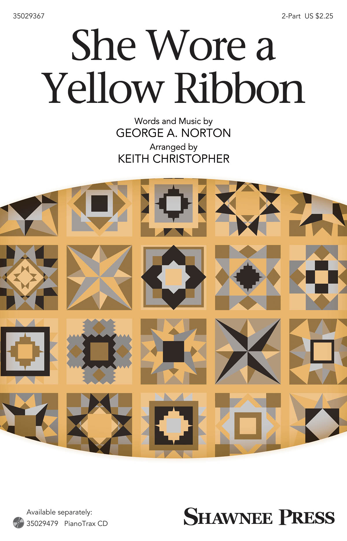 George A. Norton: She Wore a Yellow Ribbon: 2-Part Choir: Vocal Score