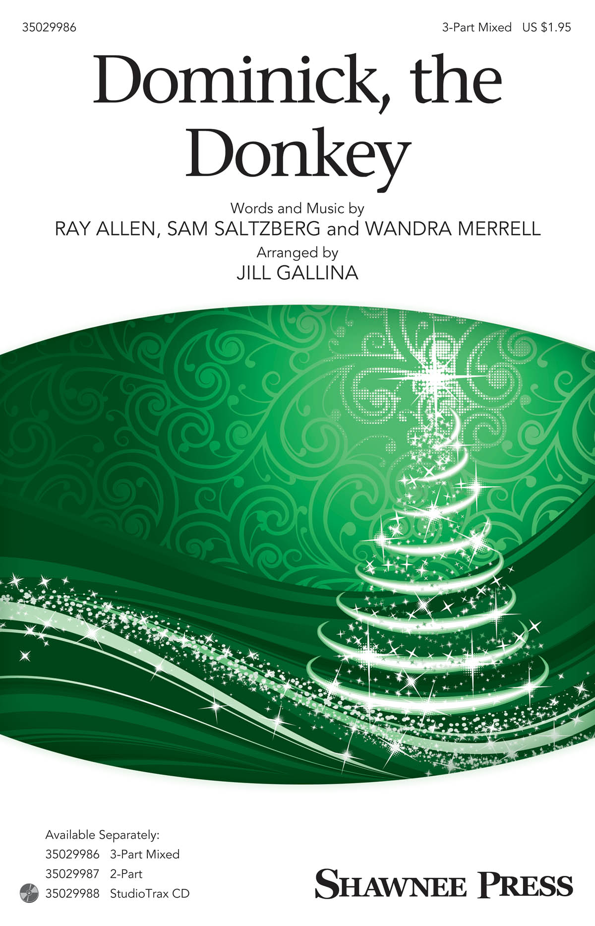 Dominick  the Donkey: 3-Part Choir: Vocal Score