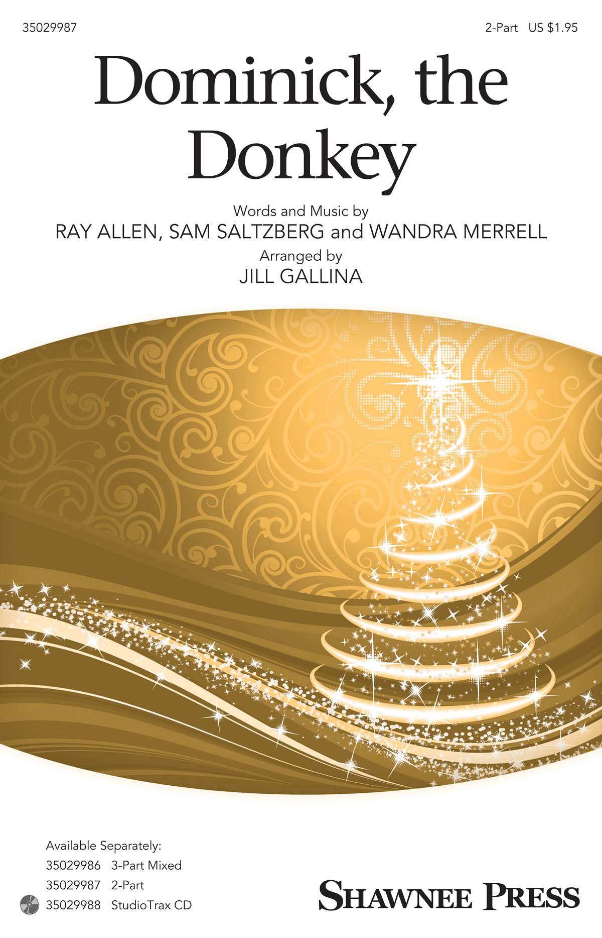 Dominick  the Donkey: 2-Part Choir: Vocal Score