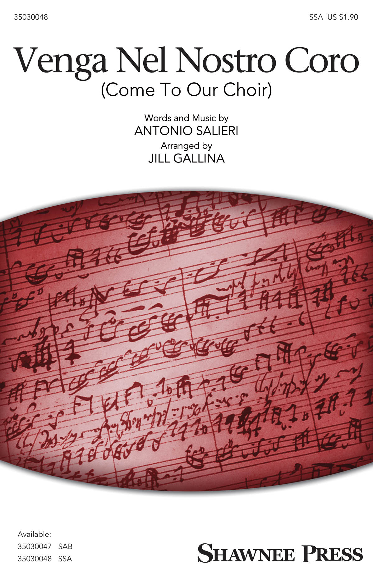 Antonio Salieri: Venga Nel Nostro Coro: SSA: Vocal Score