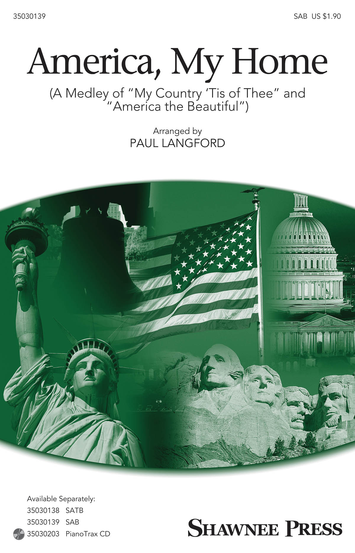 America  My Home: SAB: Vocal Score