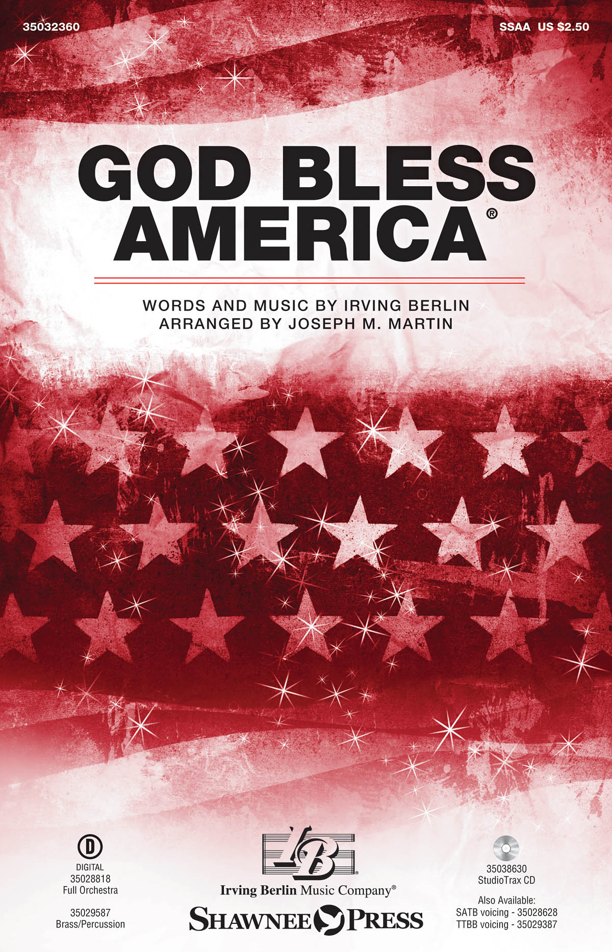 Irving Berlin: God Bless America: SSAA: Vocal Score