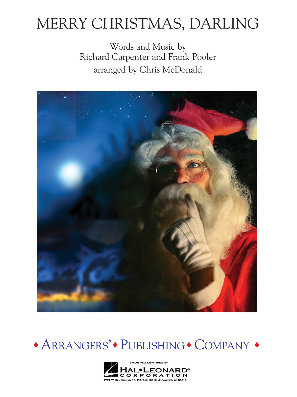 Frank Pooler Richard Carpenter: Merry Christmas  Darling: Concert Band: Score &