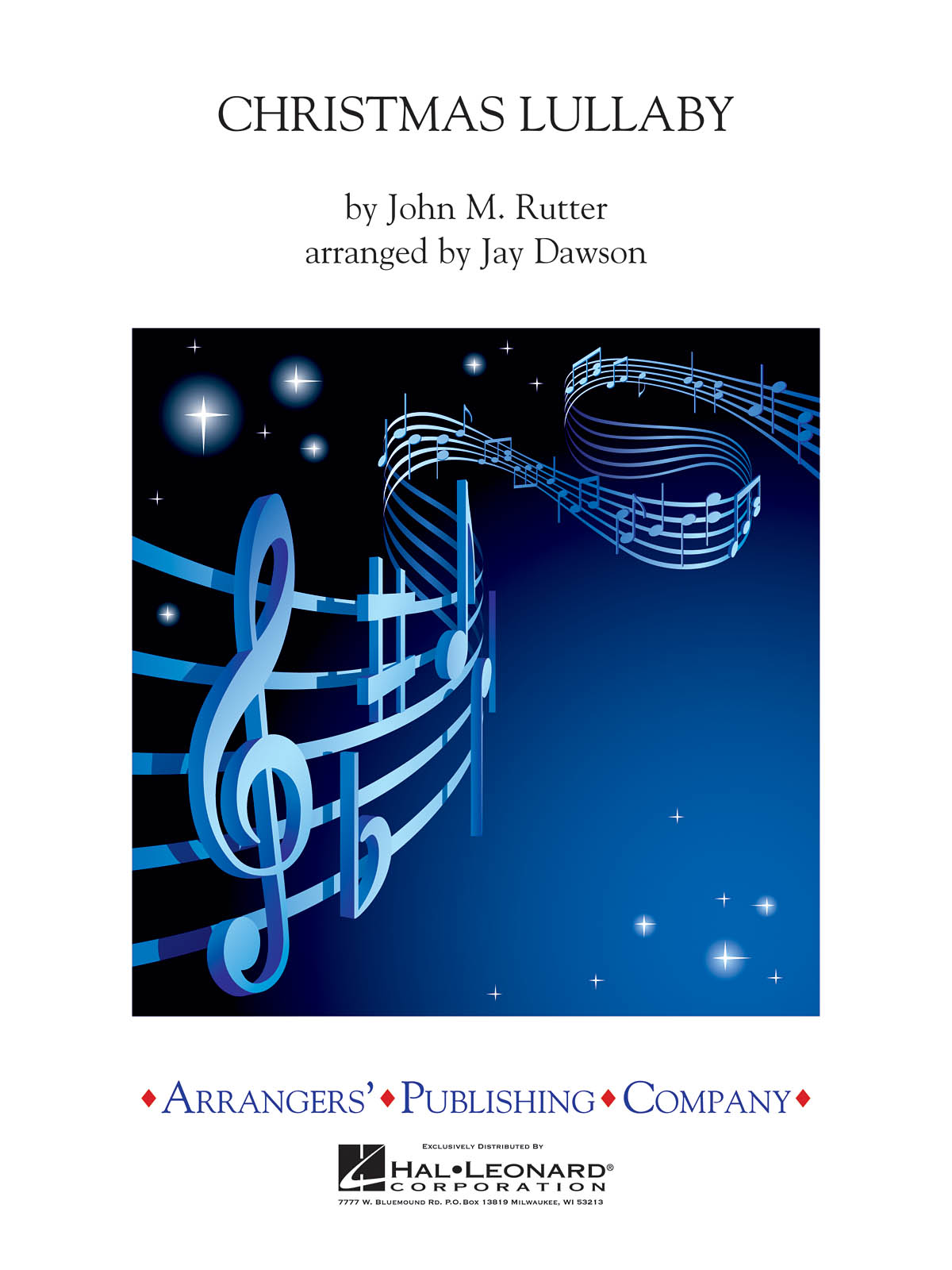 John Rutter: Christmas Lullaby: Concert Band: Score & Parts