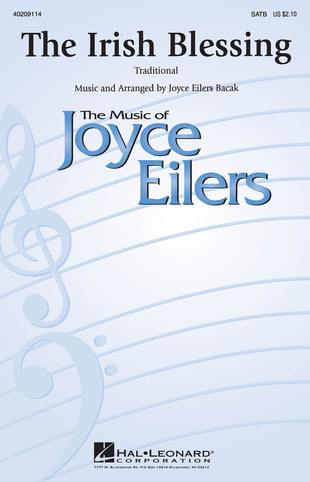 Joyce Eilers: The Irish Blessing: SATB: Vocal Score