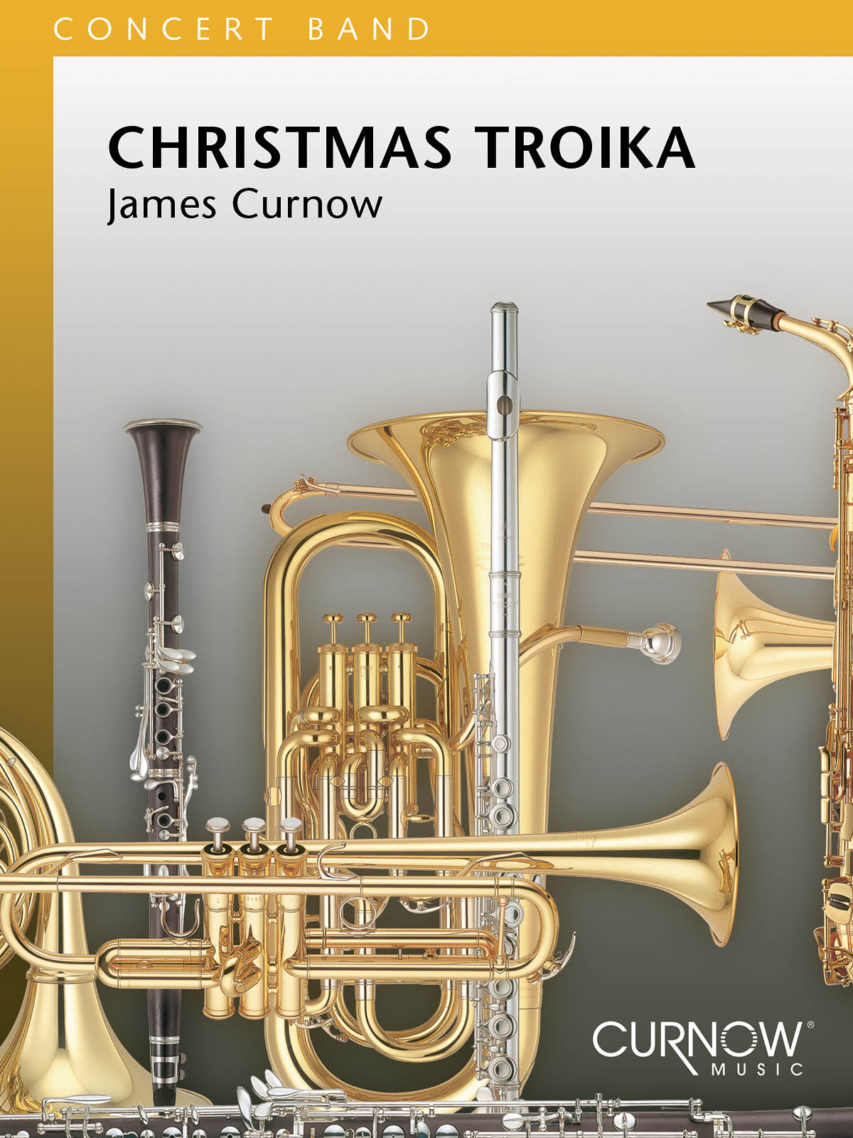 James Curnow: Christmas Troika: Concert Band: Score & Parts
