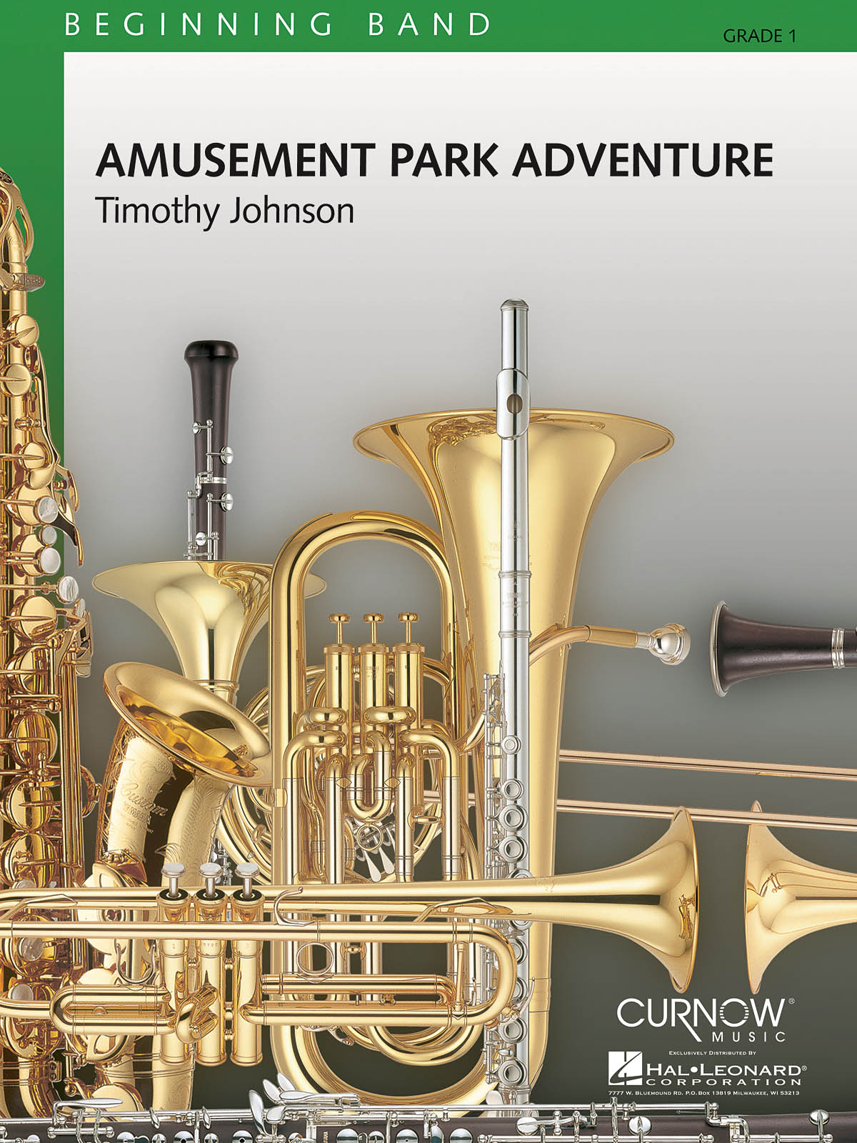 Timothy Johnson: Amusement Park Adventure: Concert Band: Score  Parts & CD
