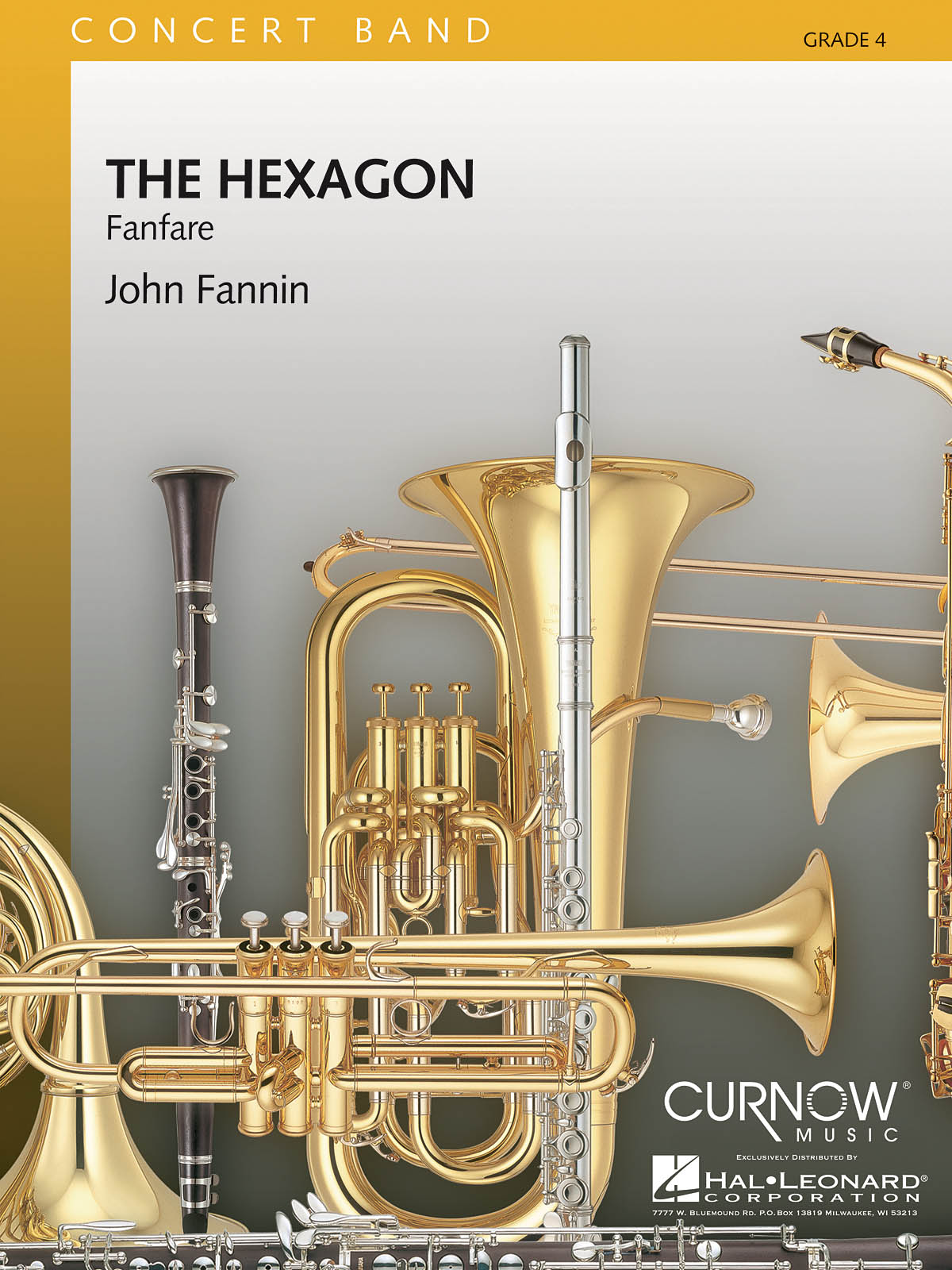 John Fannin: The Hexagon: Concert Band: Score & Parts