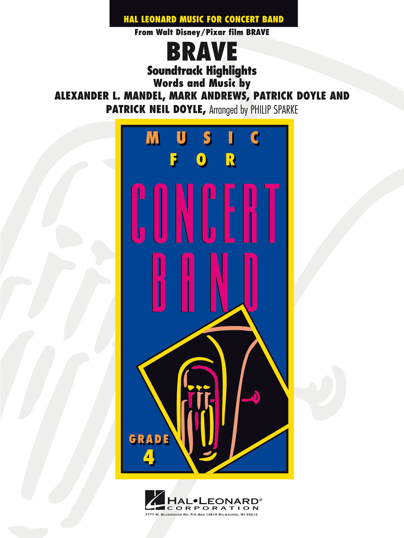 Patrick Doyle: Brave Soundtrack Highlights: Concert Band: Score & Parts