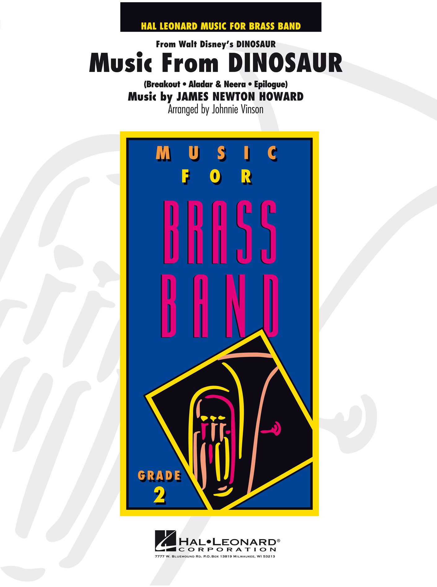 James Newton Howard: Music From Dinosaur: Brass Band: Score & Parts