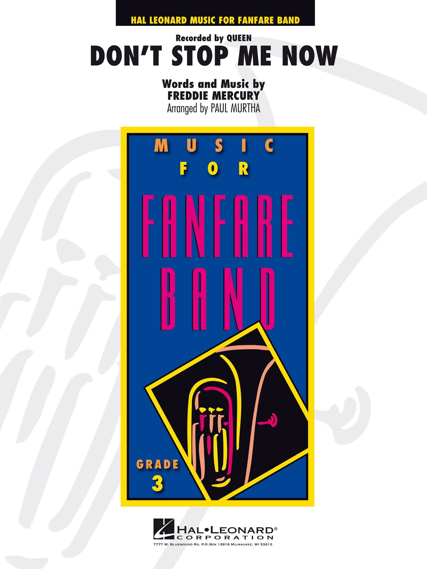 Freddie Mercury: Don't Stop Me Now: Fanfare Band: Score