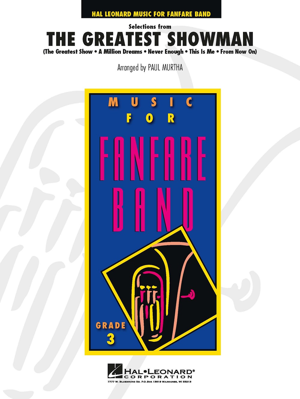 Selections from The Greatest Showman: Fanfare Band: Score