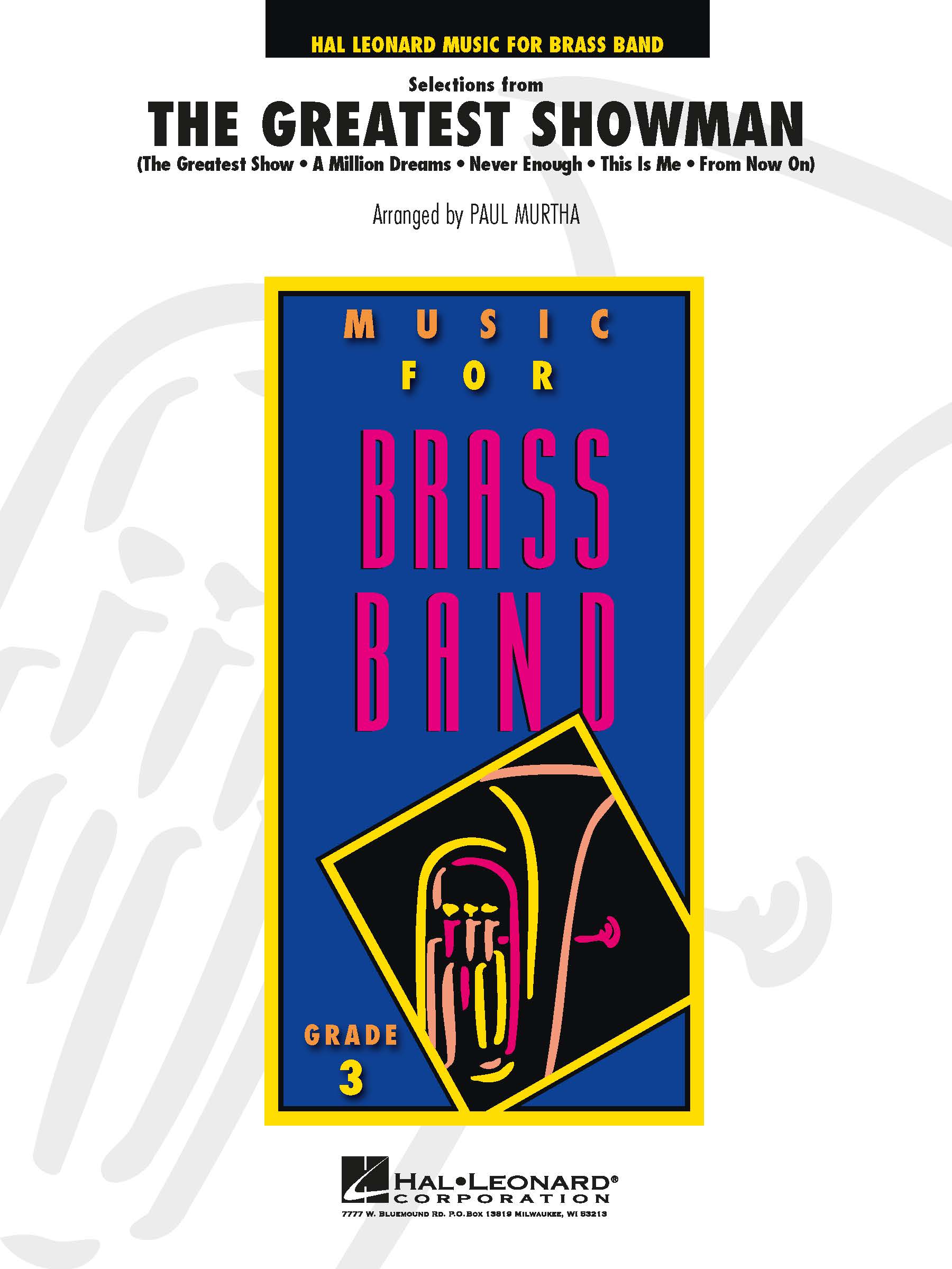 Selections from The Greatest Showman: Brass Band: Score & Parts