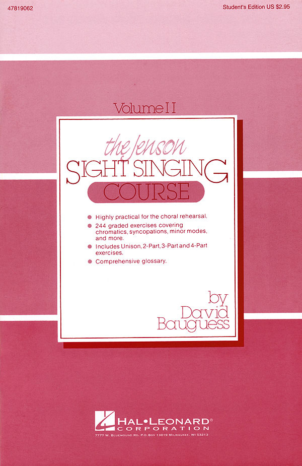 David Bauguess: The Jenson Sight Singing Course Vol. II: Mixed Choir: Vocal