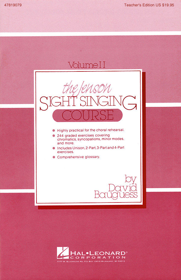 David Bauguess: The Jenson Sight Singing Course Vol. II: Children's Choir: Vocal
