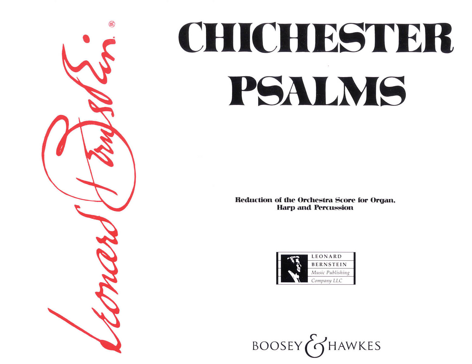 Leonard Bernstein: Chichester Psalms: Score
