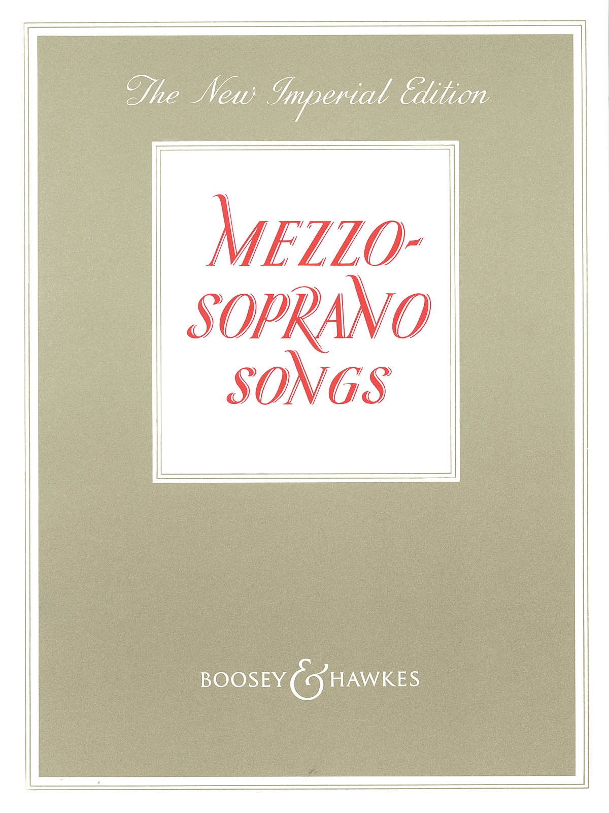 Mezzo Soprano Songs (New: Voice: Vocal Album