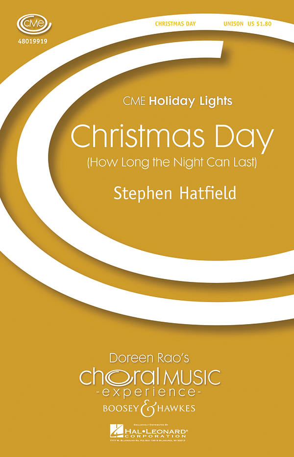 Stephen Hatfield: Christmas Day: Soprano: Vocal Collection
