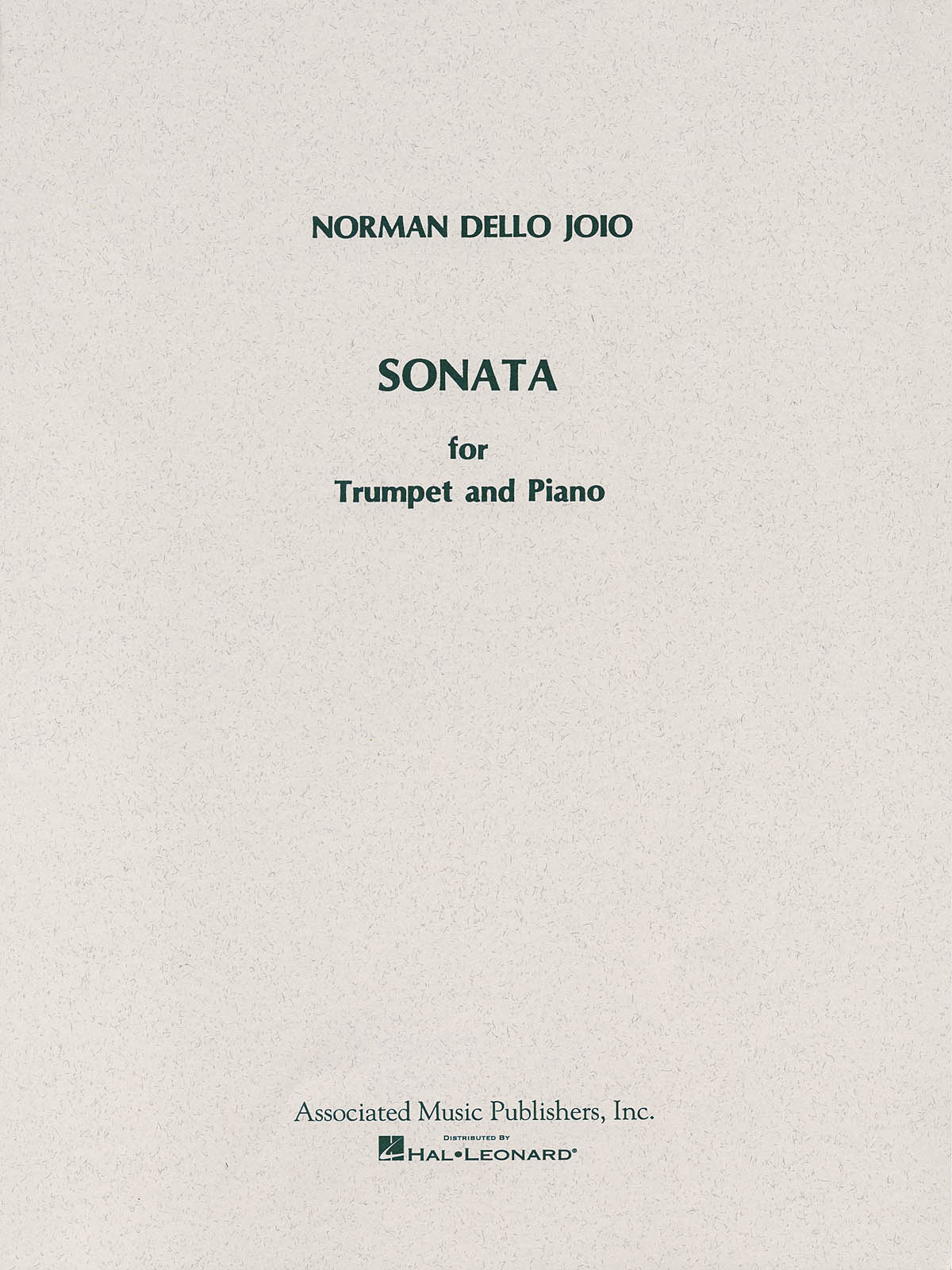 Norman Dello Joio: Sonata: Trumpet: Instrumental Work