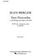 Jean Berger: All Things That Rise Will Fall From '2 Proverbs': SATB: Vocal Score