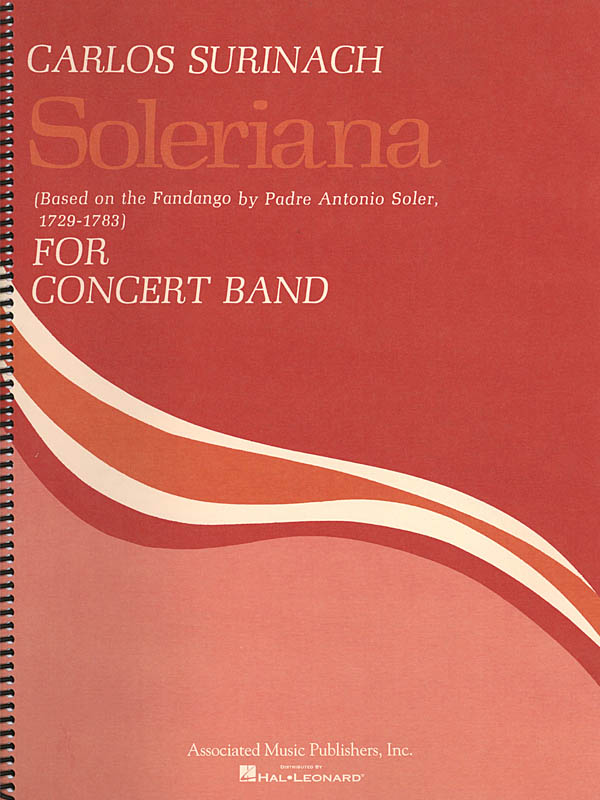 Carlos Surinach: Soleriana: Concert Band: Score