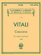 Tomaso Antonio Vitali: Ciaccona: Violin: Instrumental Work