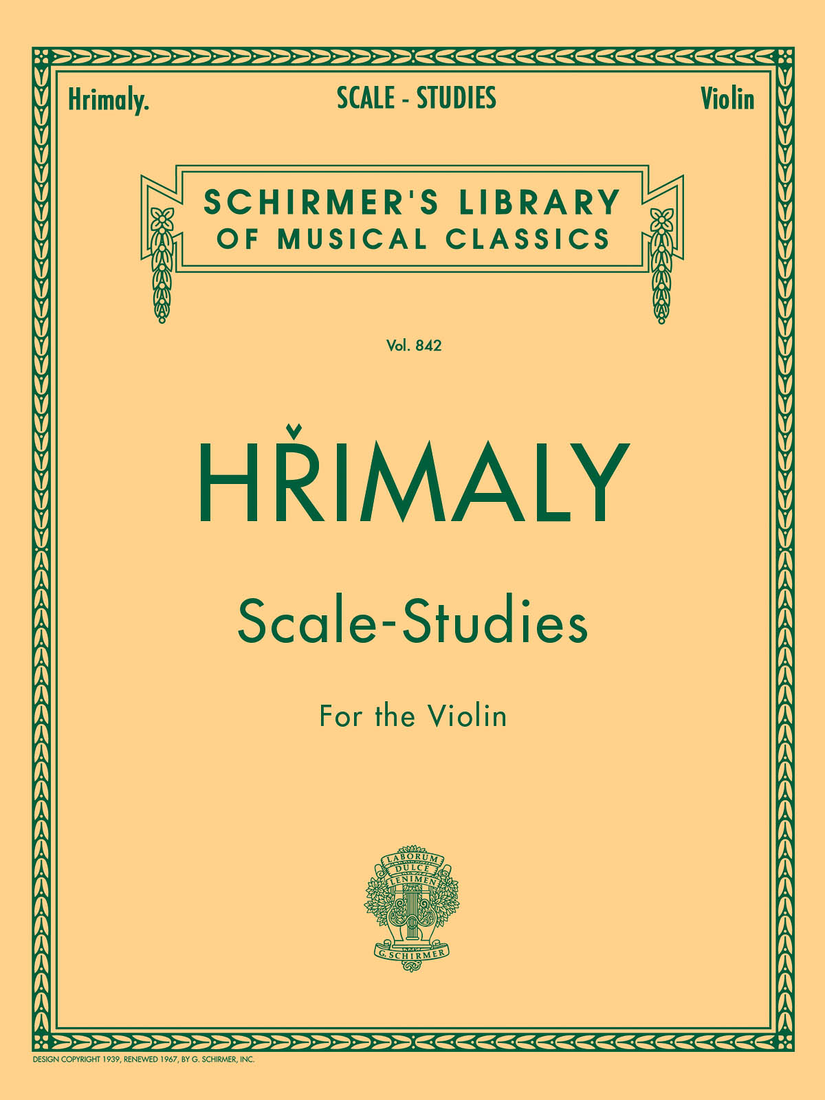 Johann Hrimaly: Hrimaly - Scale Studies for Violin: Violin: Study