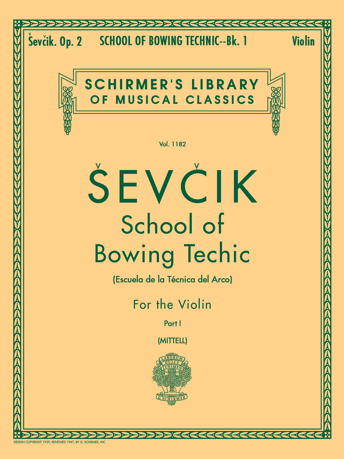 Otakar Sevcik: School of Bowing Technics  Op. 2 - Book 1: Violin: Instrumental