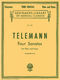 Georg Philipp Telemann: Four Sonatas For Flute And Piano: Flute: Instrumental