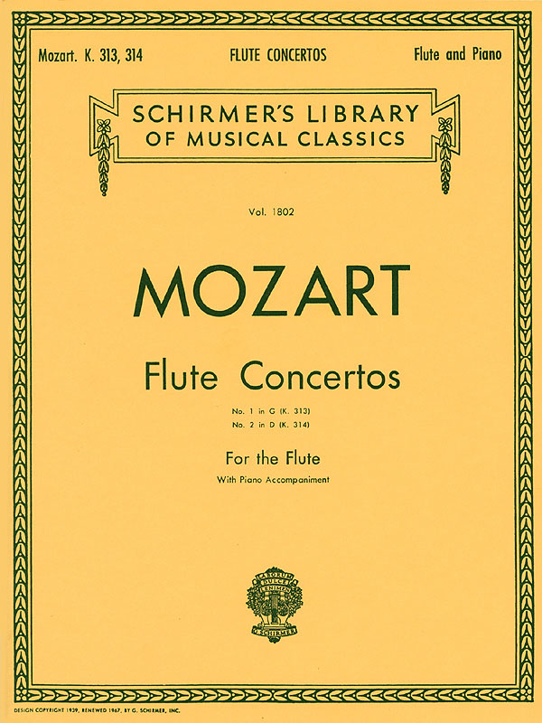 Wolfgang Amadeus Mozart: Flute Concertos KV 313 and KV 314: Flute: Instrumental