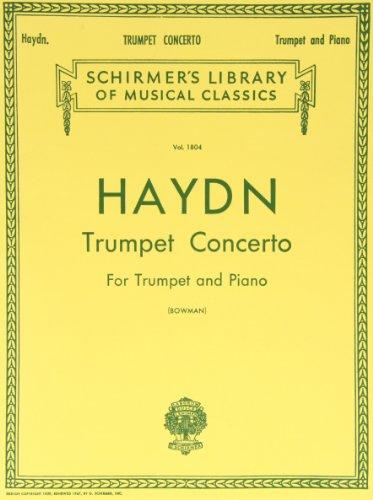Franz Joseph Haydn: Schirmer Library of Classics Volume 1804: Trumpet: