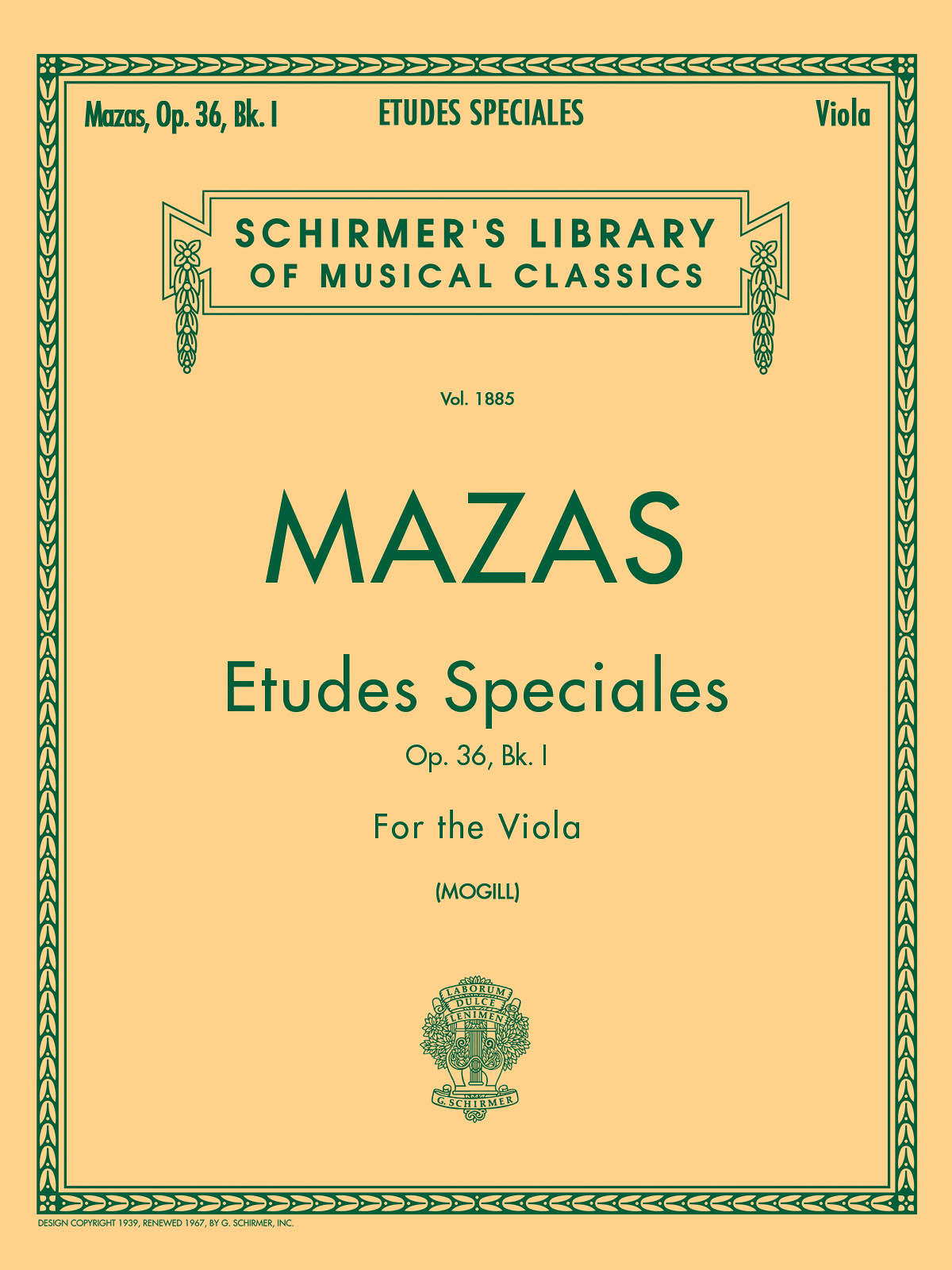Jacques-Féréol Mazas: Etudes Speciales  Op. 36 - Book 1: Viola: Instrumental