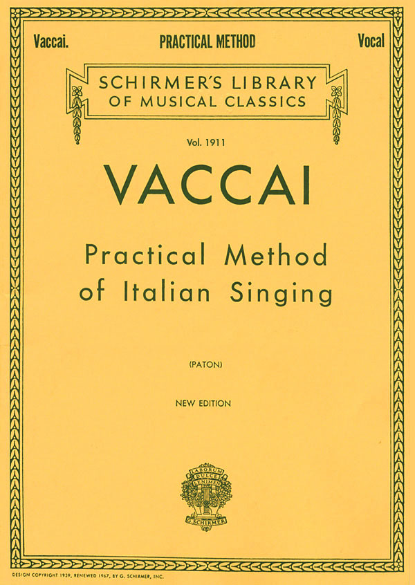 Nicola Vaccai: Practical Method of Italian Singing: Soprano: Vocal Score