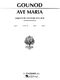 Charles Gounod Johann Sebastian Bach: Ave Maria: Medium Voice: Single Sheet