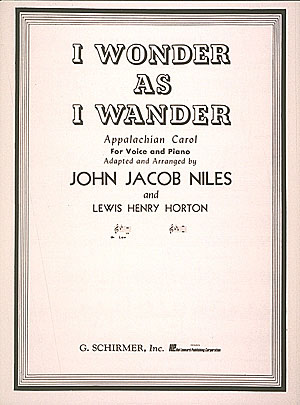 John Jacob Niles: I Wonder as I Wander: Low Voice: Vocal Tutor