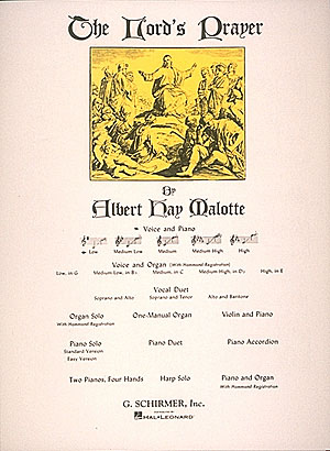 Albert Hay Malotte: Lord's Prayer: Low Voice: Single Sheet