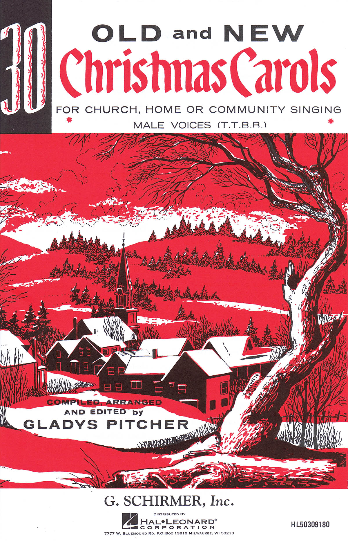 Thirty Old and New Christmas Carols: TTBB: Vocal Score