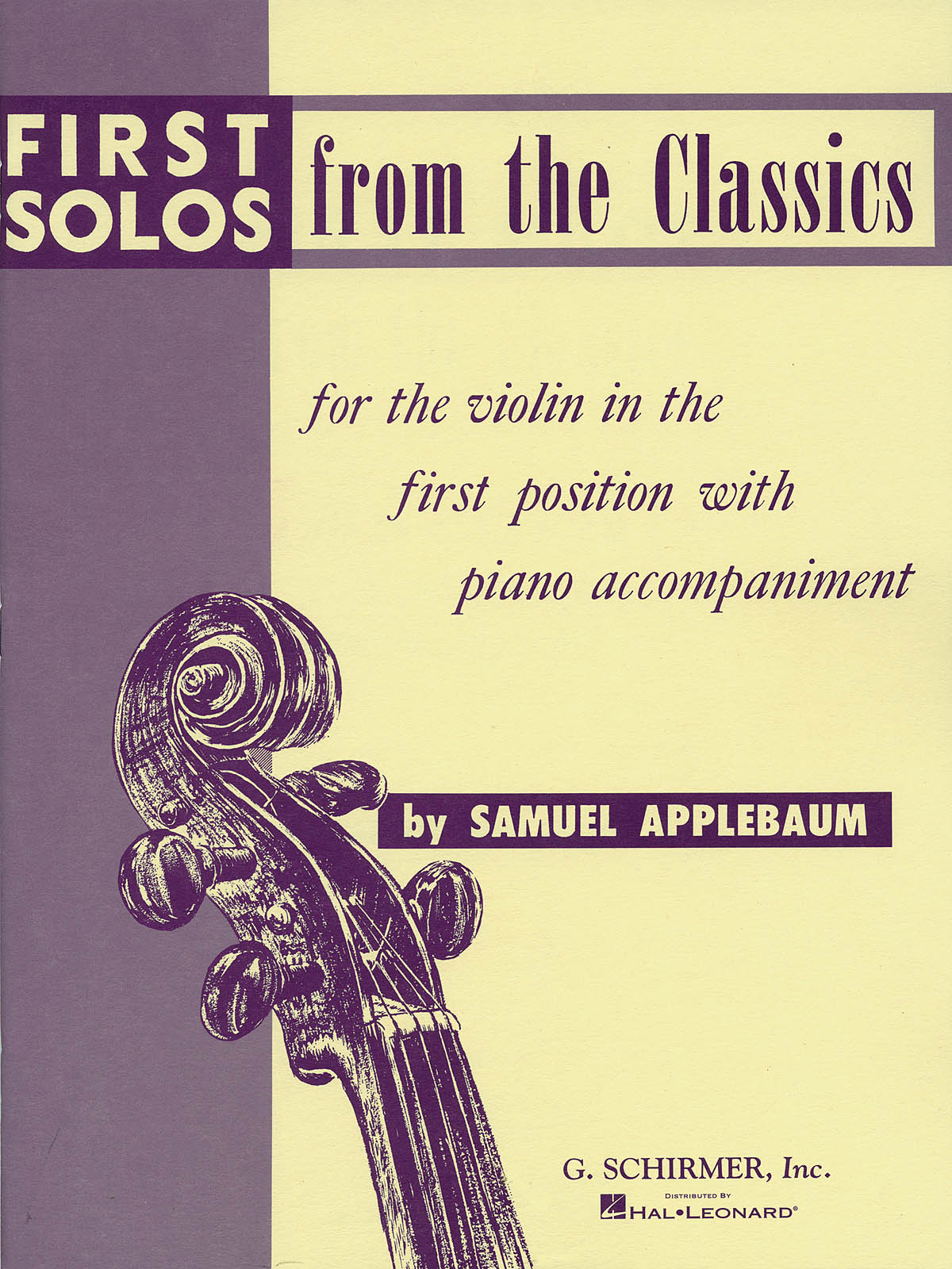 First Solos from the Classics: Violin: Instrumental Album